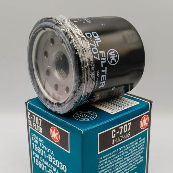 Фильтр масляный VIC C707 Toyota Raize 2019- Avanza 2006- Wigo 2014- WA-VE