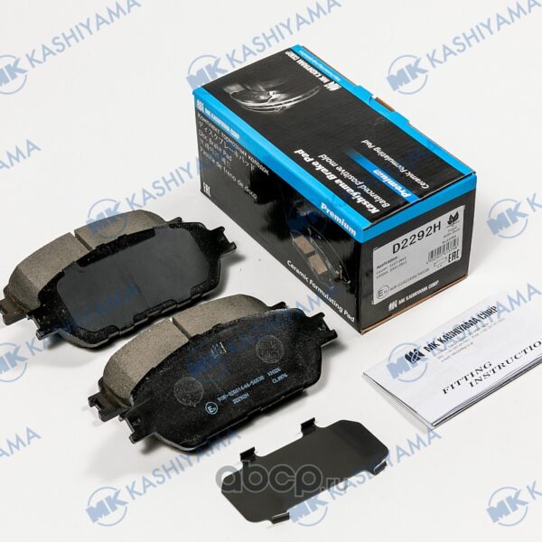 Колодки тормозные передние Kashiyama D2292H Camry MCV30L 1MZFE MCV31L 3MZFE 03- USA JBP0523