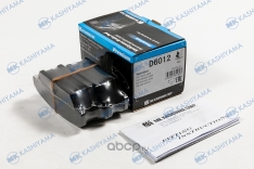 Колодки тормозные задние Kashiyama D6012 MITSUBISHI Lancer, Mirage 87-89, Galant, etc 87-, Eclipse 8