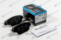 Колодки тормозные задние Kashiyama D6012 MITSUBISHI Lancer, Mirage 87-89, Galant, etc 87-, Eclipse 8