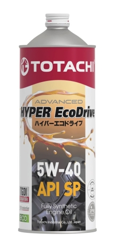 Масло моторное Totachi Hyper Ecodrive 5W-40 SP/SN+ синтетика 1л