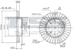 Диск тормозной передний JustDrive JBD0065 HO Accord VI (CG_,CF_,CL_,CH_) 98-02, Prelude (BB3, BB9) 9