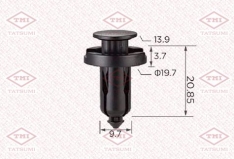 Клипса крепления Tatsumi TJB1037 Honda
