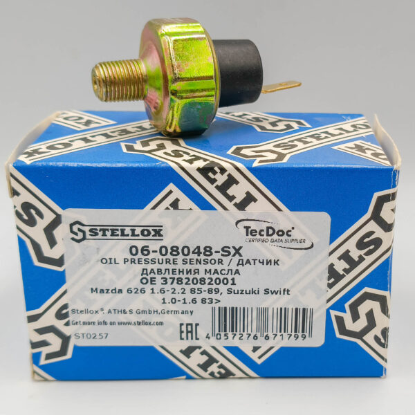 Датчик давления масла Stellox 0608048SX Mazda 626 1.6-2.2 1985-1989 Suzuki Swift 1.0-1.6 1983-