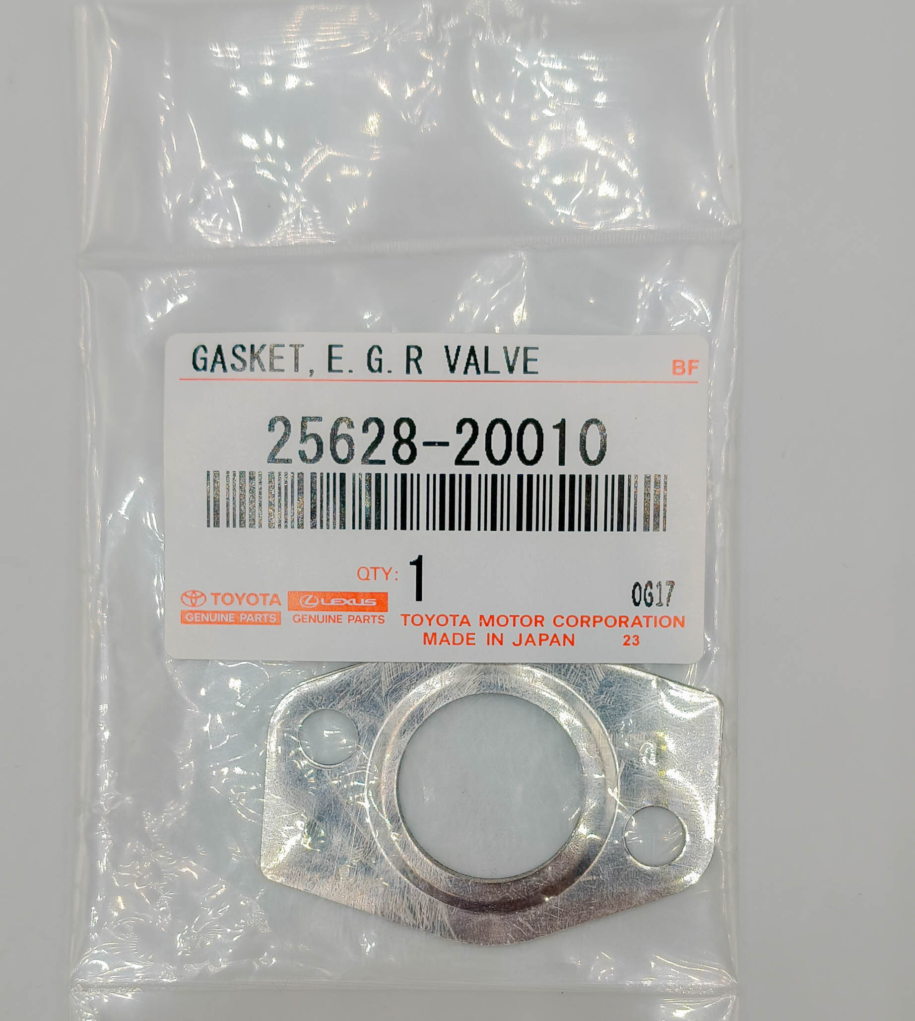 Прокладка клапана EGR Toyota 2562820010 1MZ-FE Windom, MCV20 Прокладка клапана EGR Toyota 2562820010 1MZ-FE Windom, MCV20