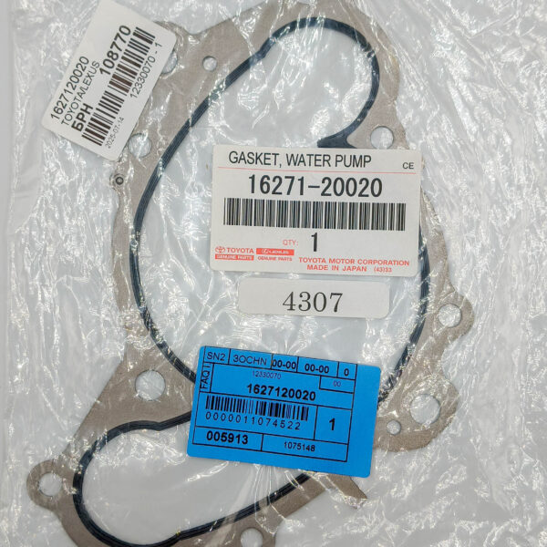 Прокладка уплотнительная помпы охлаждения Toyota 1627120020 1MZ 2MZ 3MZ-FE