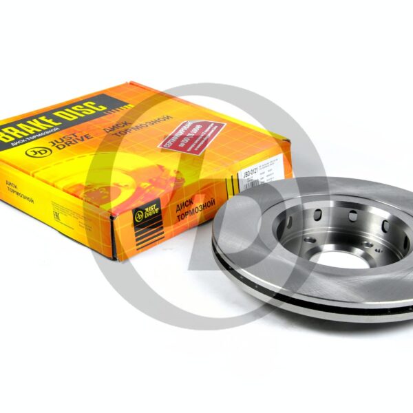 Диск тормозной передний JustDrive JBD0121 Mitsubishi Outlander 2003-
