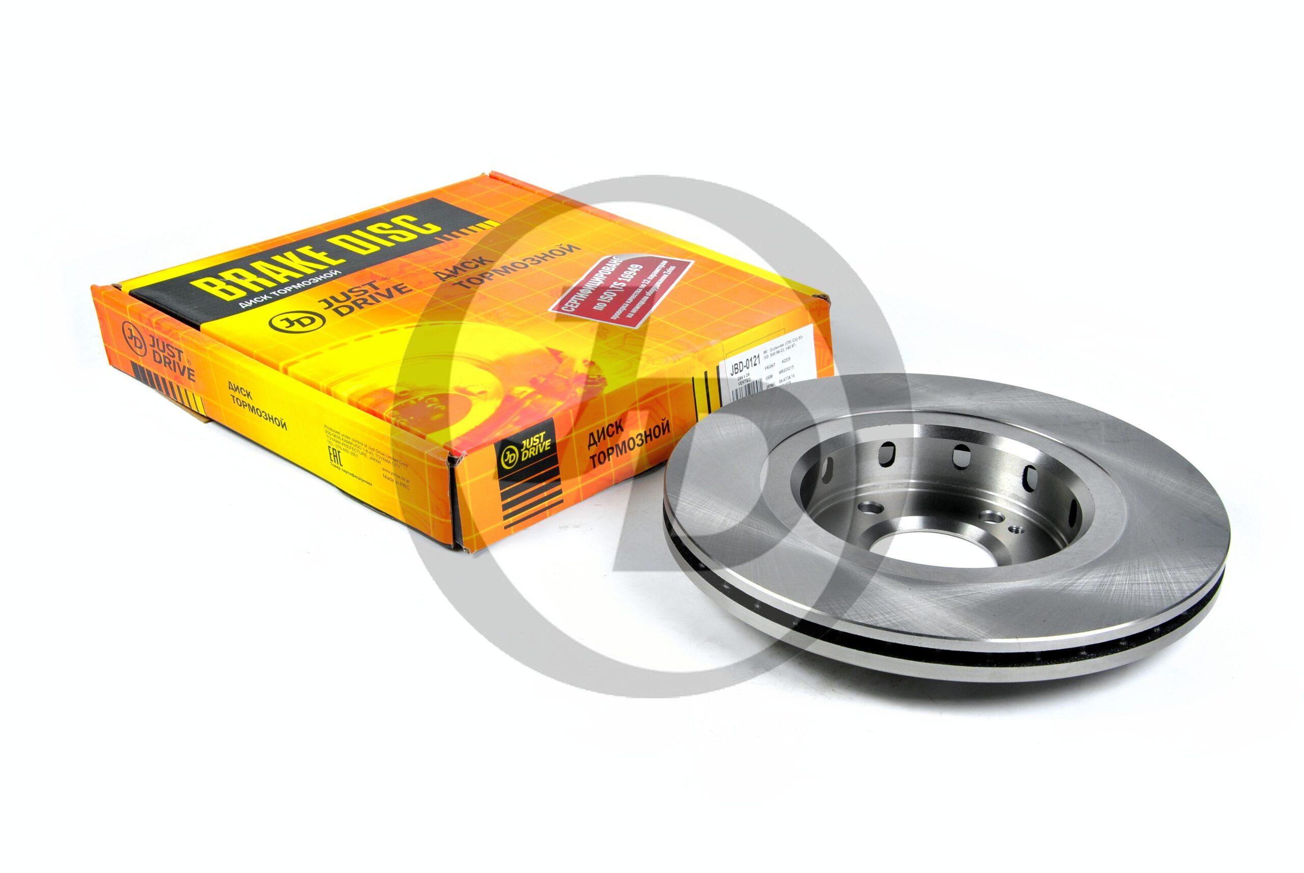 Диск тормозной передний JustDrive JBD0121 Mitsubishi Outlander 2003- Диск тормозной передний JustDrive JBD0121 Mitsubishi Outlander 2003-