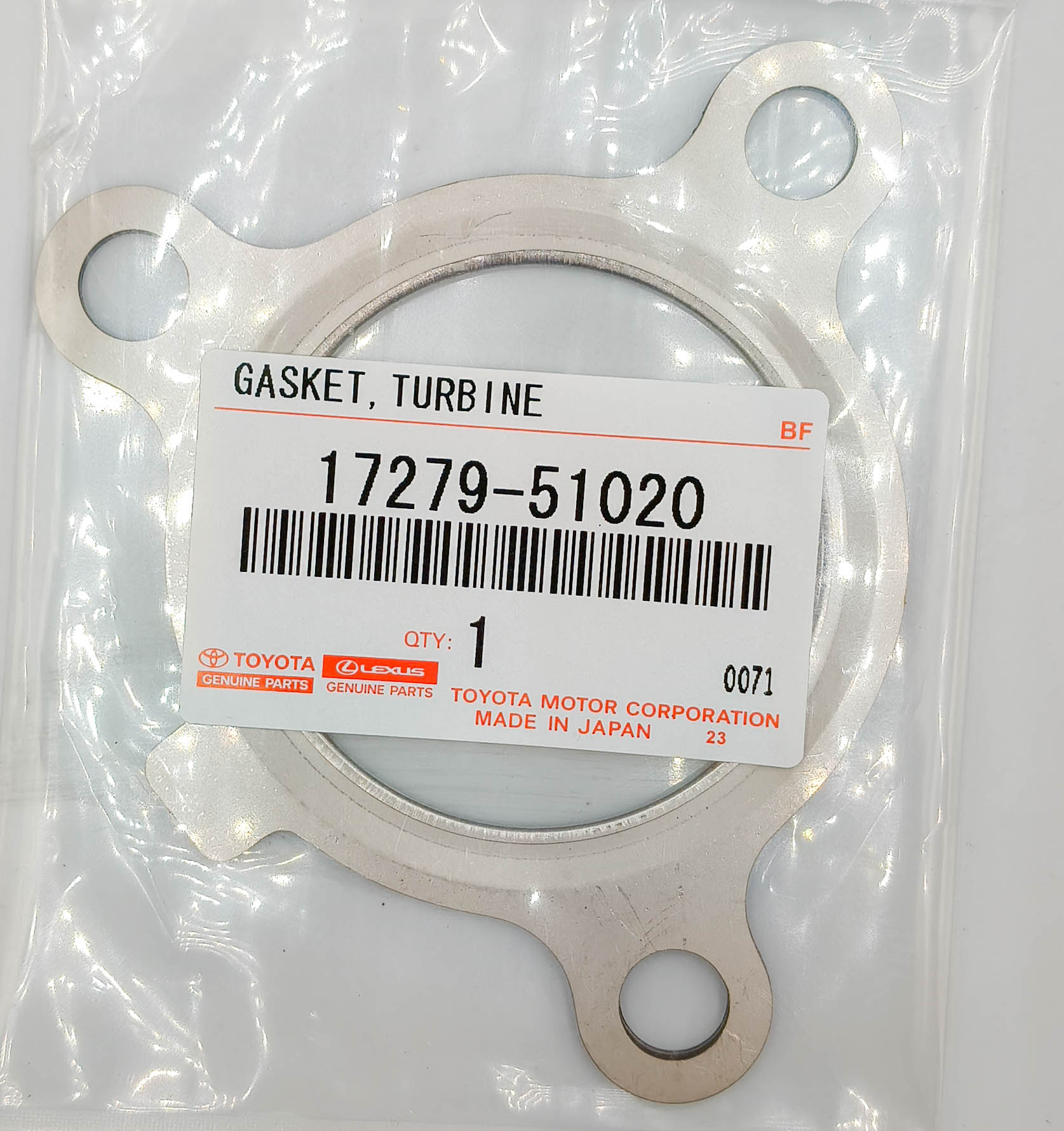 Прокладка турбины Toyota 1727951020 1VD-FTV Land Cruiser 200 2007- Прокладка турбины Toyota 1727951020 1VD-FTV Land Cruiser 200 2007-