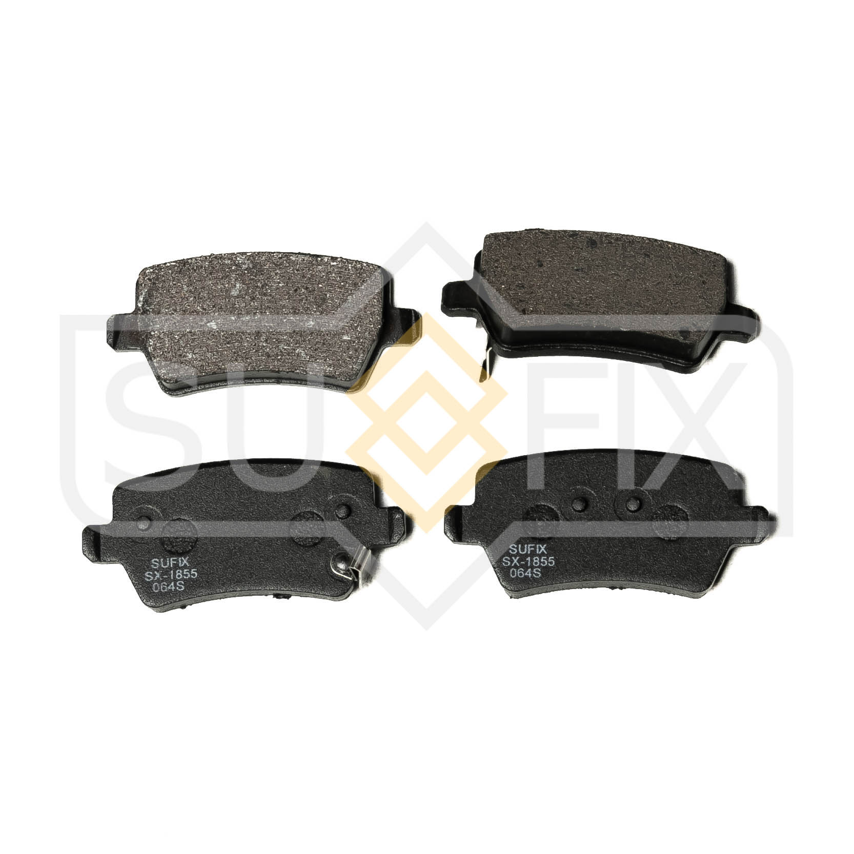 Колодки тормозные задние Sufix SX1855 Chery Tiggo 5x 17- Tiggo 4 17- Tiggo 7 16- Tiggo 8 18- Exeed T Колодки тормозные задние Sufix SX1855 Chery Tiggo 5x 17- Tiggo 4 17- Tiggo 7 16- Tiggo 8 18- Exeed T