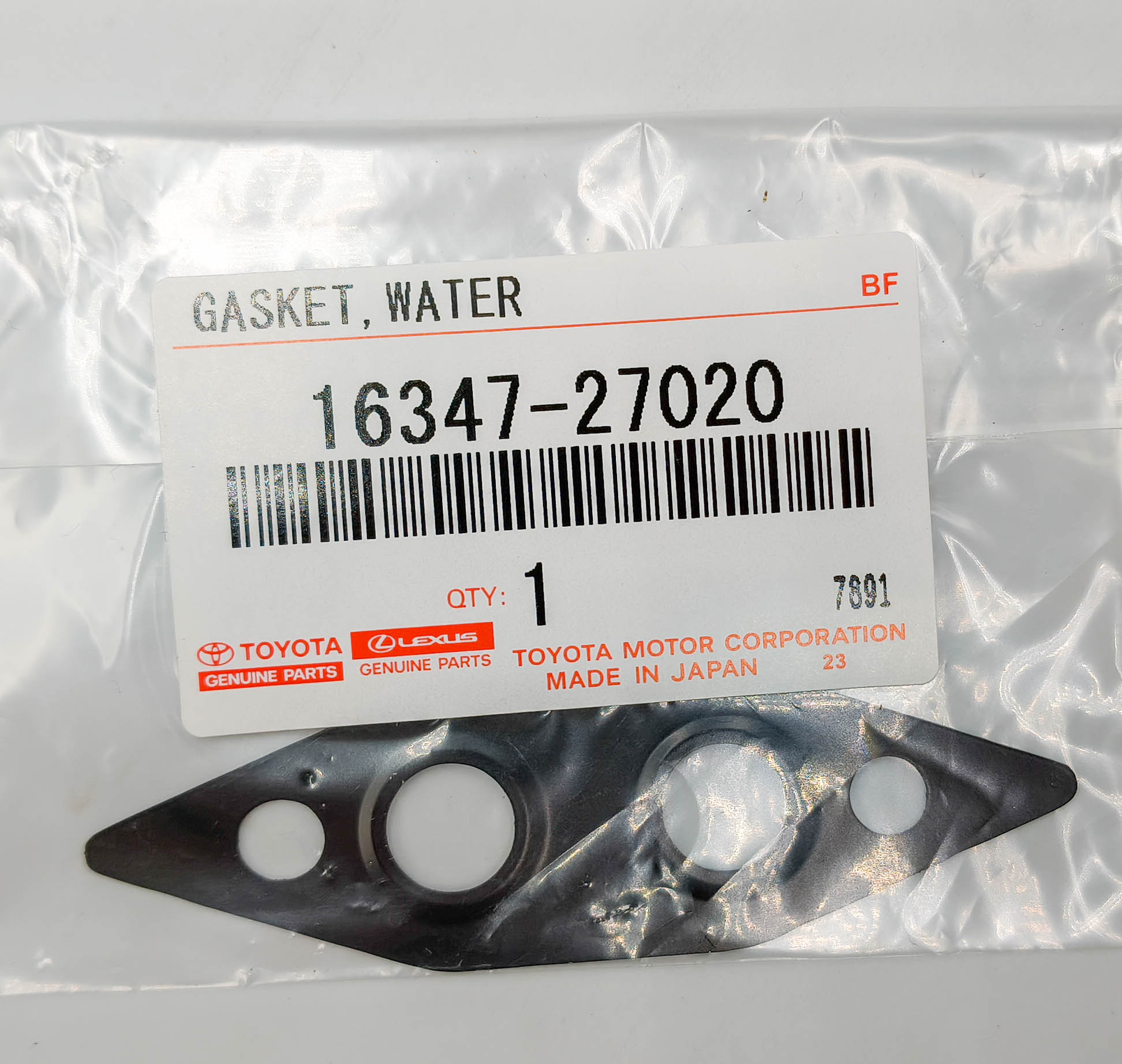 Прокладка впускной трубопровод Toyota 1634727020 1VD-FTV Land Cruiser 200 2007- Прокладка впускной трубопровод Toyota 1634727020 1VD-FTV Land Cruiser 200 2007-