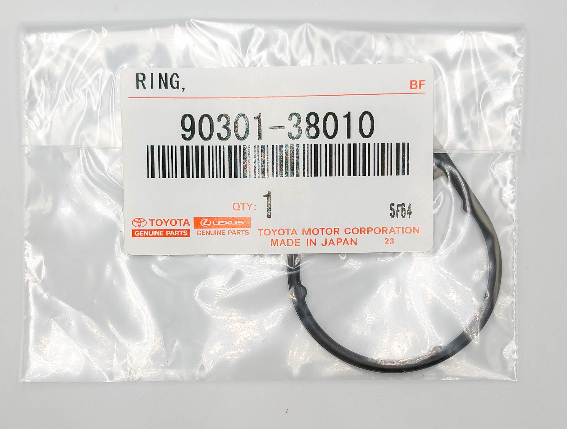 Кольцо уплотнительное дроссельной заслонки Toyota 9030138010 Кольцо уплотнительное дроссельной заслонки Toyota 9030138010