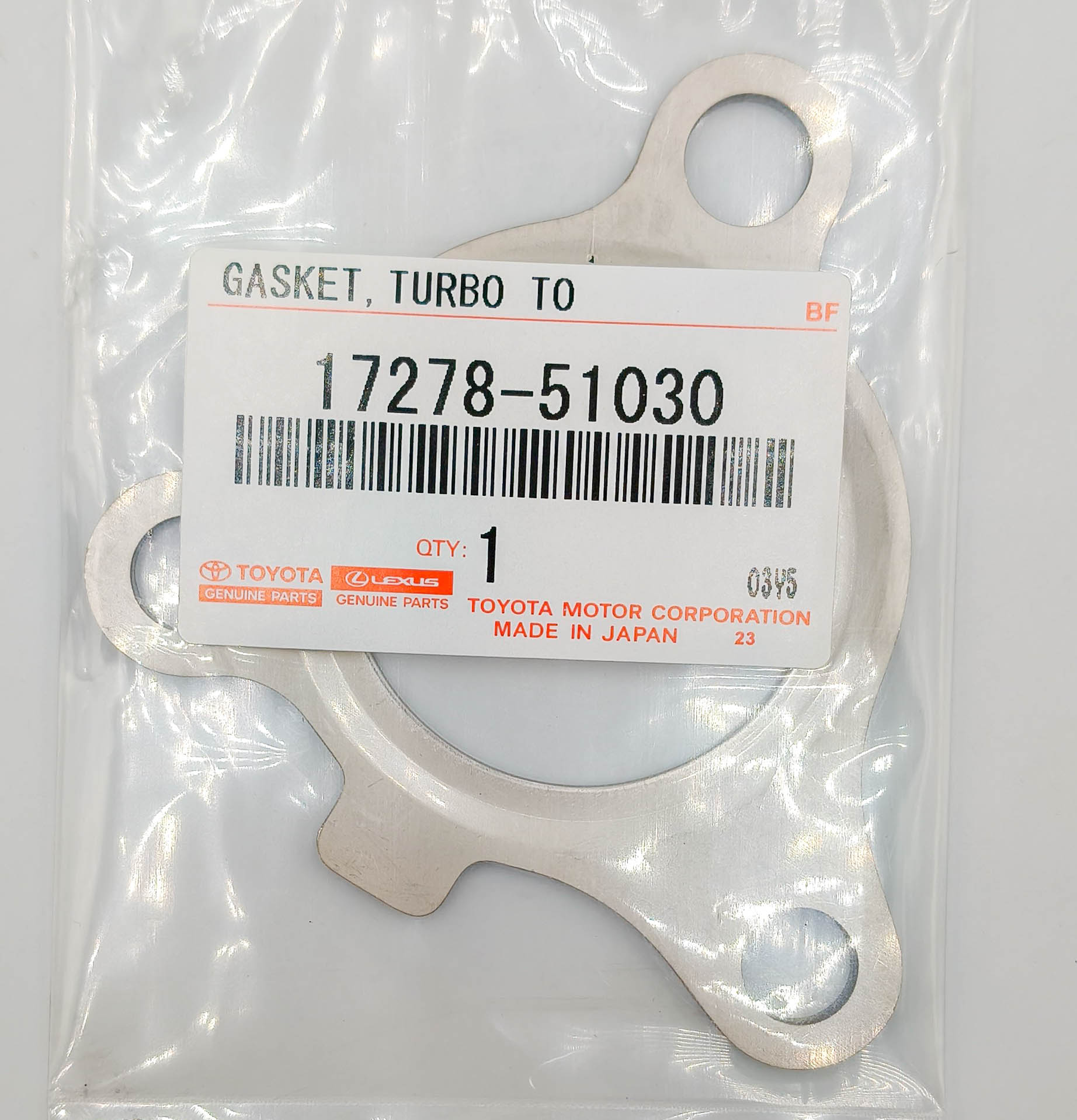 Прокладка турбины Toyota 1727851030 1VD-FTV Land Cruiser 200 2007- Прокладка турбины Toyota 1727851030 1VD-FTV Land Cruiser 200 2007-