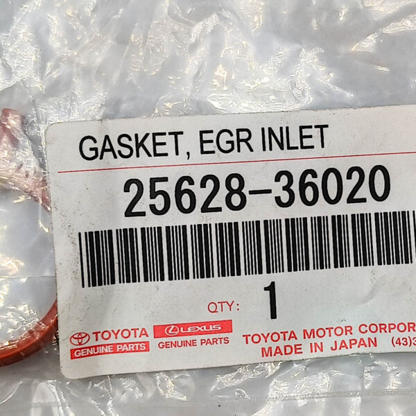 Прокладка трубки клапана EGR Toyota 2562836020 Toyota Prius ZVW50 2AR-FSE 2ZR-FXE