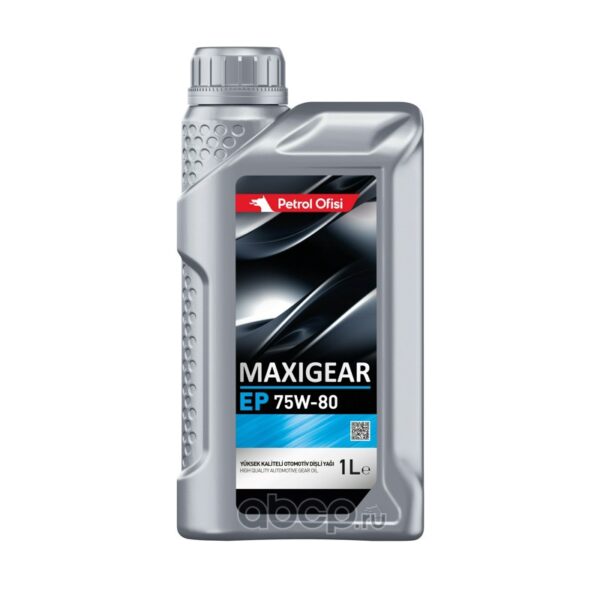 Масло трансмиссионное Petrol Ofisi MAXIGEAR EP 75W-80 GL4 1л (Турция)