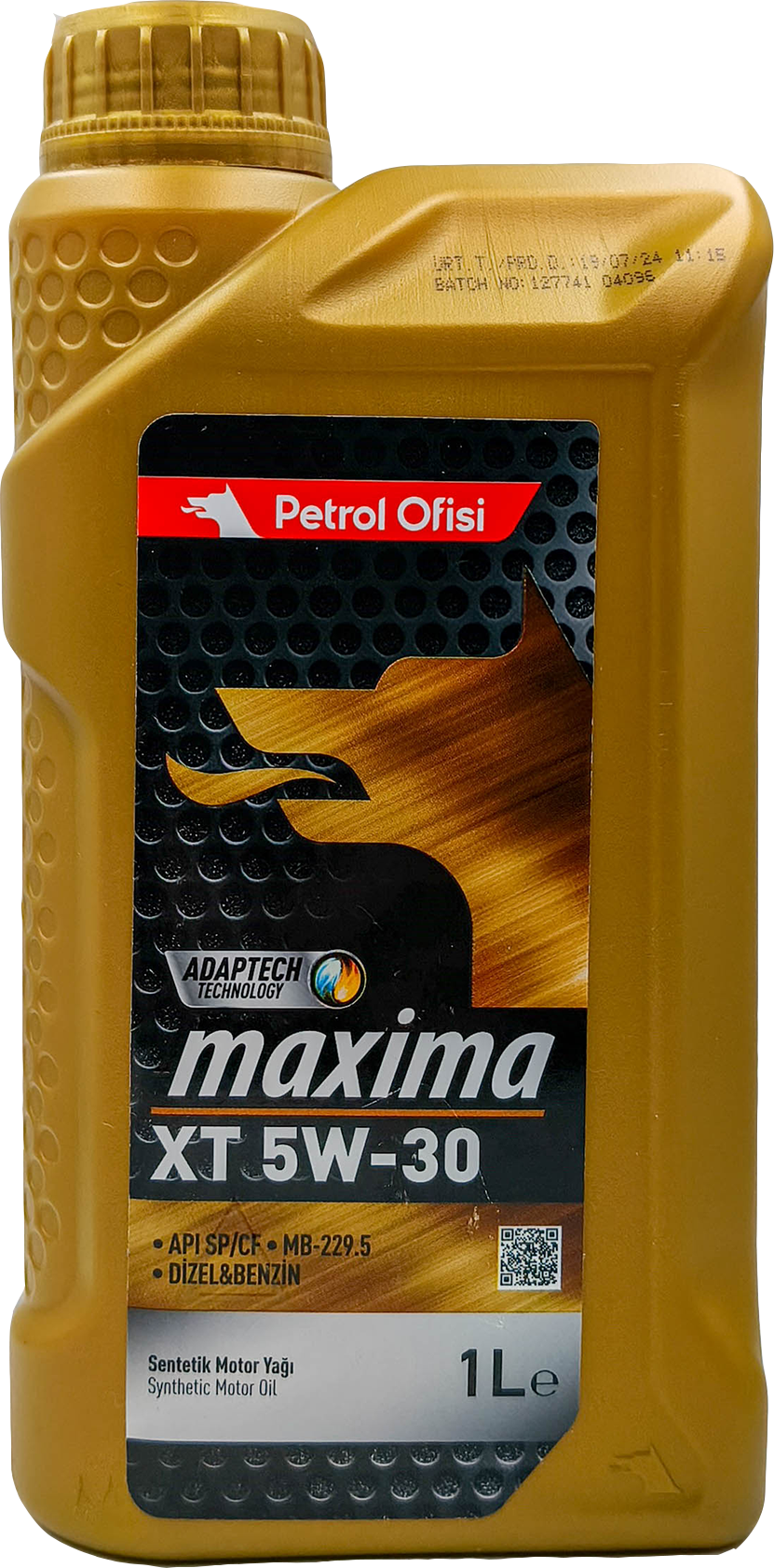 Масло моторное Petrol Ofisi Maxima XT 5W-30 API SP/CF ACEA A3/B4, I 1л (Турция)