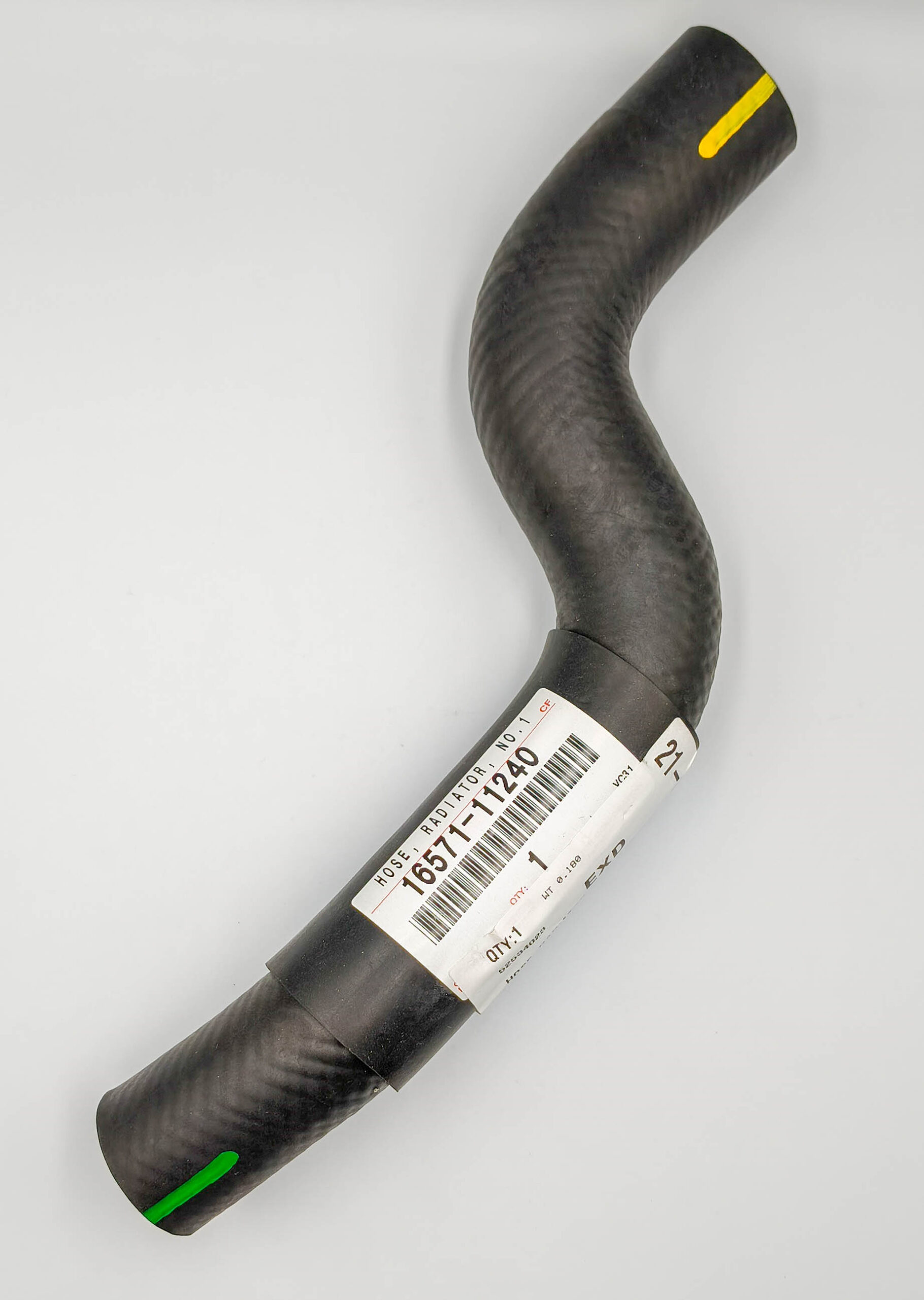 Патрубок радиатора охлаждения верхний Toyota 1657111240 Toyota Raum EXZ10 4E 5E-FE Tercel EL51 Патрубок радиатора охлаждения верхний Toyota 1657111240 Toyota Raum EXZ10 4E 5E-FE Tercel EL51