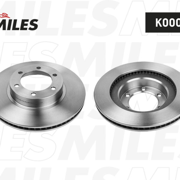 Диск тормозной передний Miles K000376 Toyota Land Cruiser Prado J120 2.7-4.0 2002-