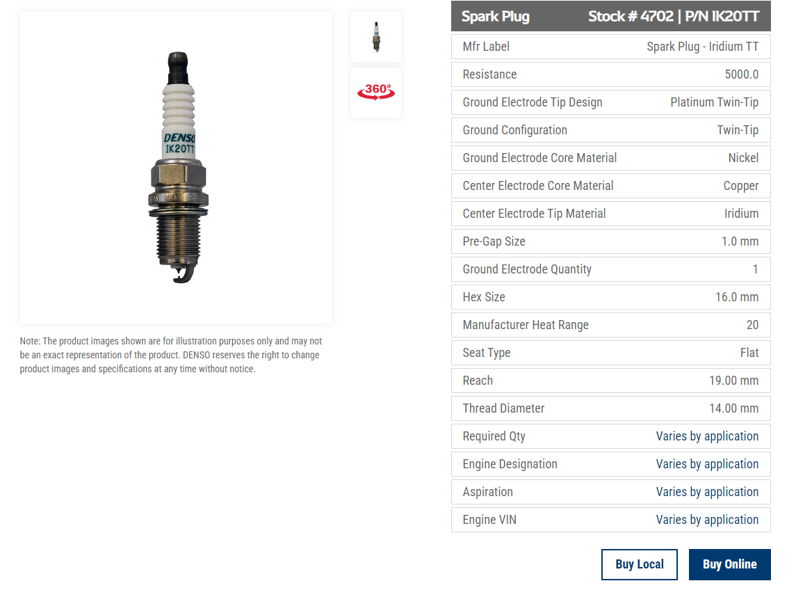 IK20TT Свеча зажигания Denso Iridium IK20TT Свеча зажигания Denso Iridium