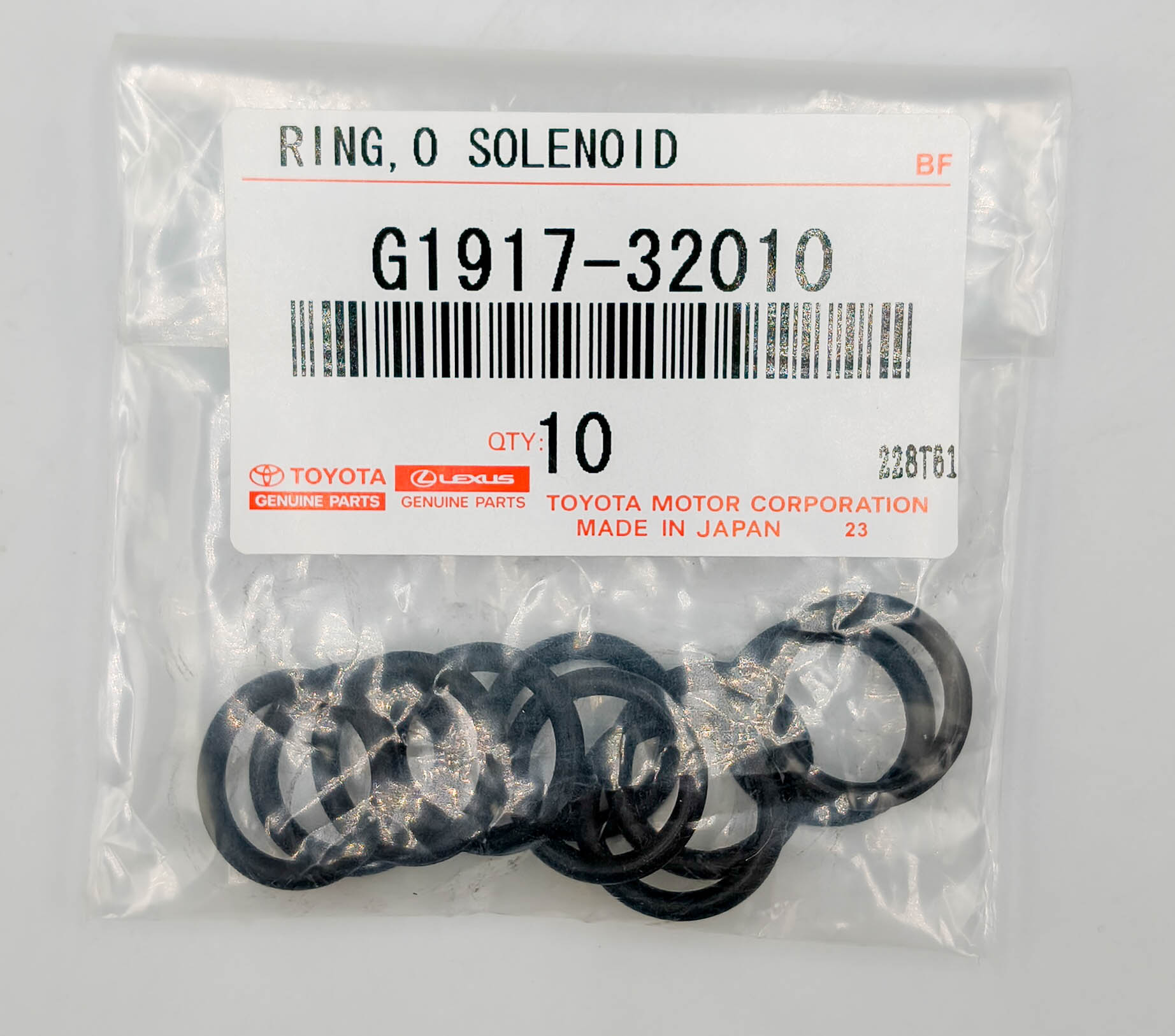 Кольцо уплотнительное муфты VVT-i Toyota G191732010 #AZ-FE, #NZ-FE,1ZZ-FE Кольцо уплотнительное муфты VVT-i Toyota G191732010 #AZ-FE, #NZ-FE,1ZZ-FE