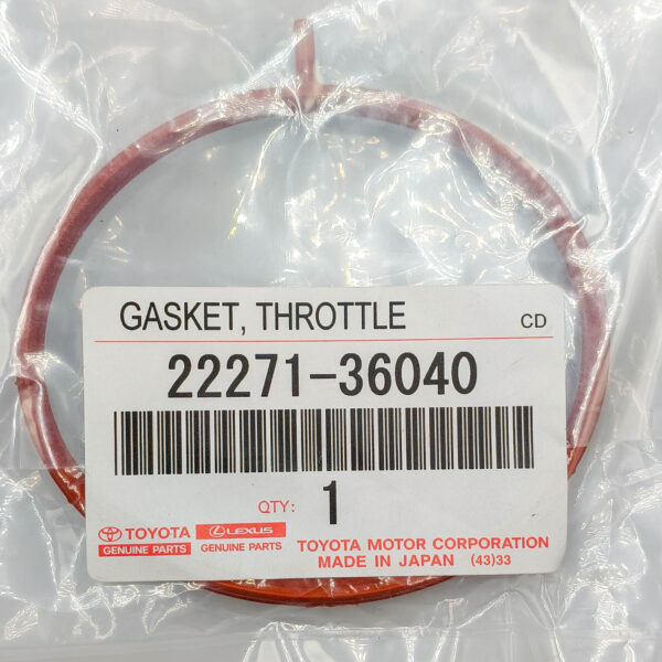 Прокладка дроссельной заслонки резина Toyota 2227136040 Lexus RX200t AGL20 NX200t AGZ10 8ARFTS