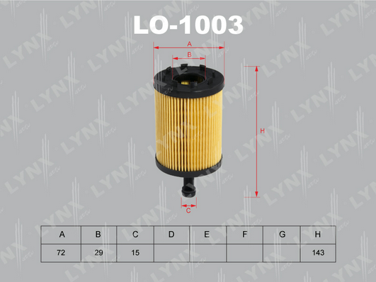 Фильтр масляный SUFIX LO1003 Audi A2 2000-2005 A3 2003- A4/A6 2004- Skoda Fabia 2000- Octavia II