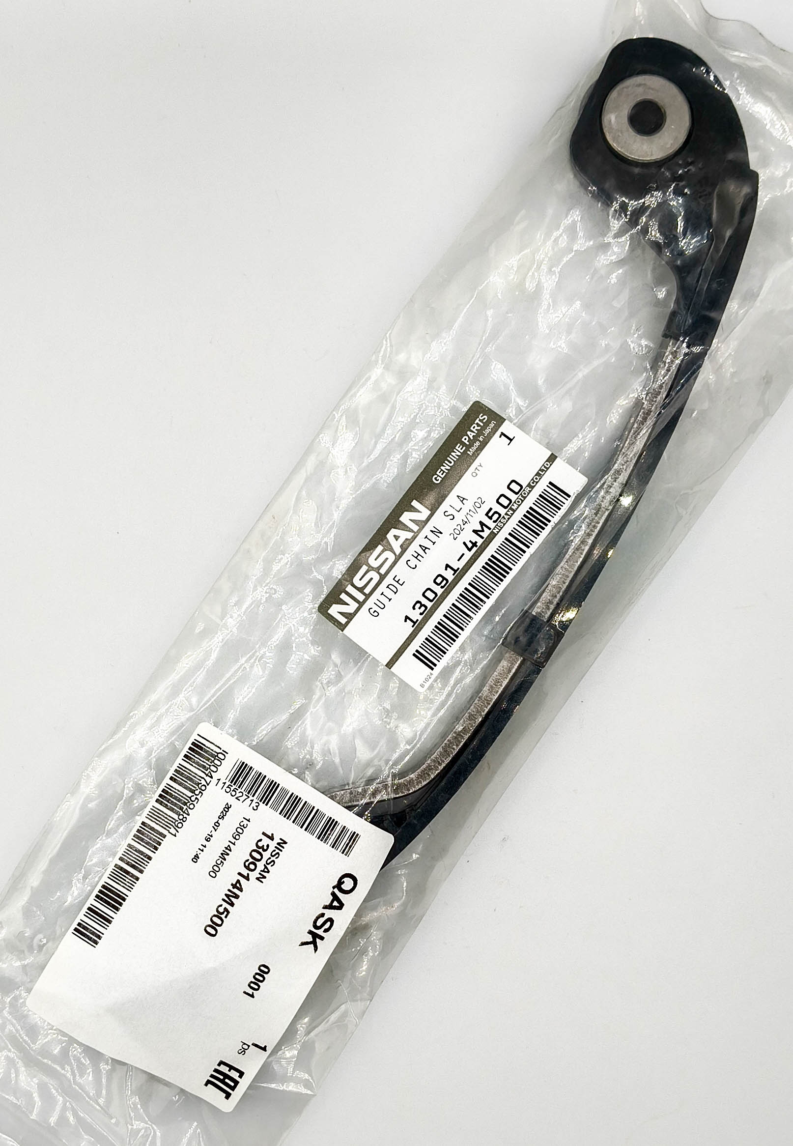 Направляющая цепи ГРМ Nissan 130914M500 Bluebird QU14 Sunny B15 QG13DE QG15DE QG18DE Направляющая цепи ГРМ Nissan 130914M500 Bluebird QU14 Sunny B15 QG13DE QG15DE QG18DE