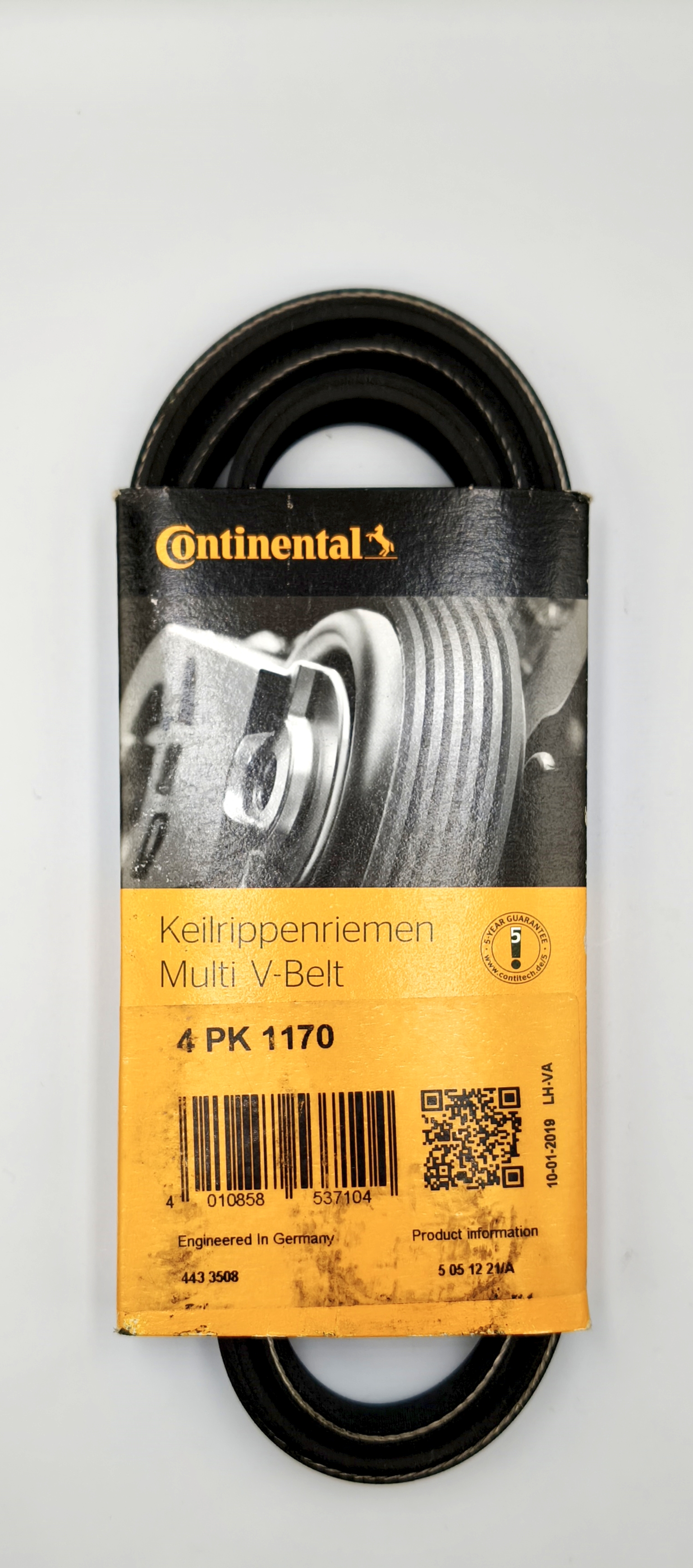 Ремень поликлиновой 4PK1170 Continental TO 1GGTE/1GGTEU - Mark II/Chaser/Cresta ATM 88-90 (FAN), So