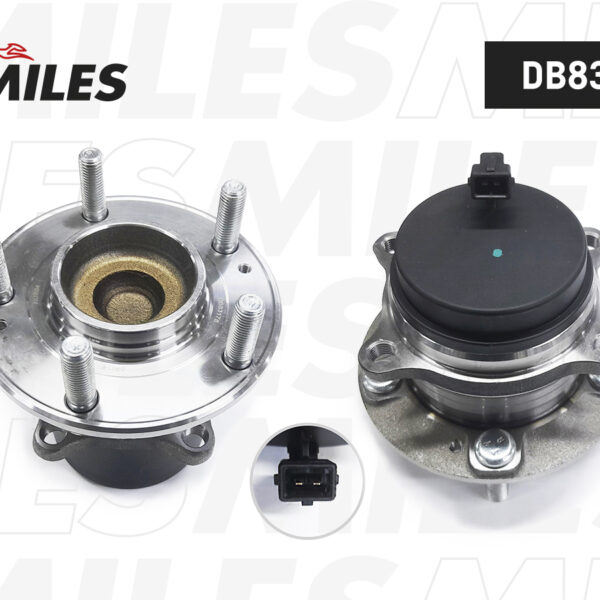 Ступица задняя Miles DB83175 с ABS Hyundai Santa Fe II Kia Sorento 2.0-2.7 2006-