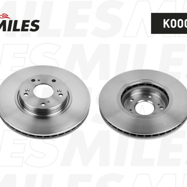 Диск тормозной передний Miles K000116 Honda CR-V II R16 2005-2006 Accord R16 2003-
