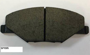 Колодки тормозные передние Sangsin Brake SP1595 VW Polo седан V 10- Skoda Fabia II 11- Rapid II 11-