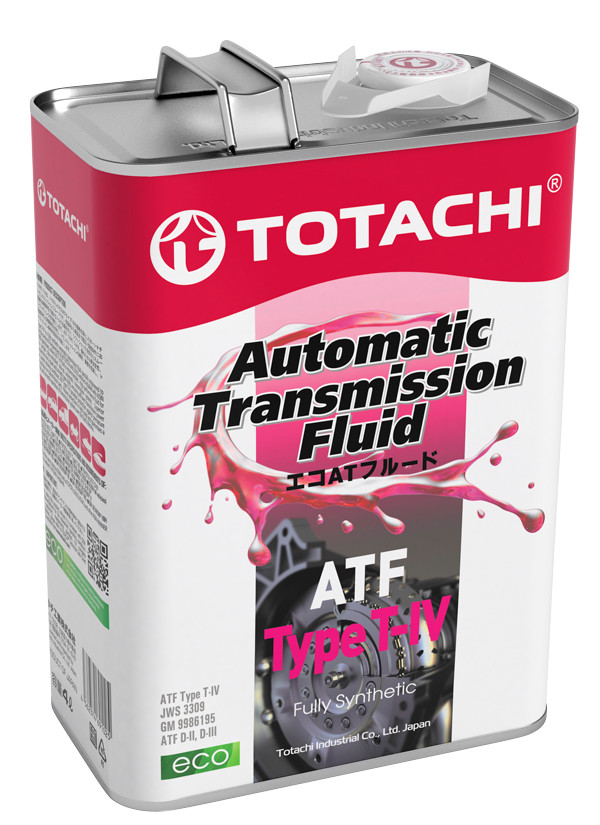 Масло трансмиссионное Totachi ATF Type T-IV синтетика 4л