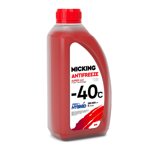 Антифриз Micking Super Long Life Coolant P-OAT Technology Red -40C 1кг