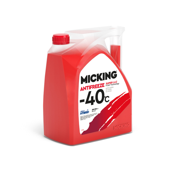 Антифриз Micking Super Long Life Coolant P-OAT Technology Red -40C 5кг