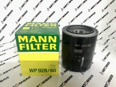 Фильтр масляный Mann-Filter WP928/80 Toyota