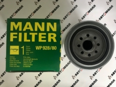 Фильтр масляный Mann-Filter WP928/80 Toyota